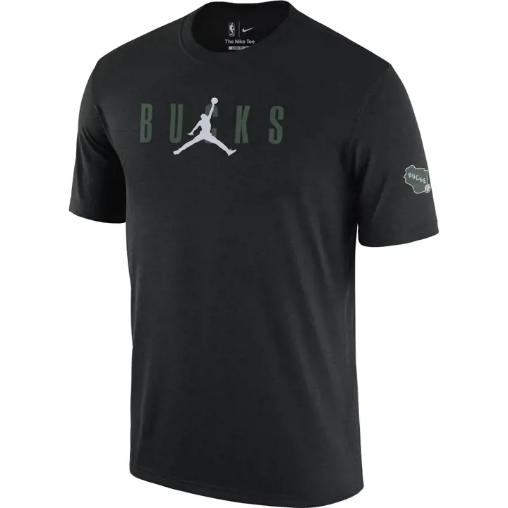 T-shirt Milwaukee Bucks NBA Courtside Statement 21 noir