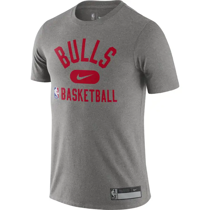 T-Shirt d'entraînement NBA CHICAGO BULLS 21 GRIS