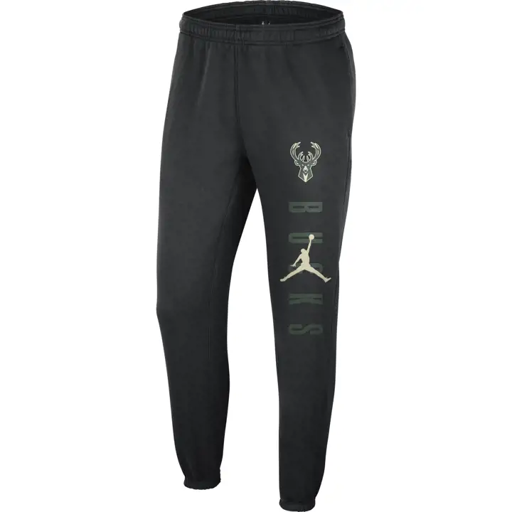 Pantalon de survêtement NBA Statement des MILWAUKEE BUCKS 21 BLK