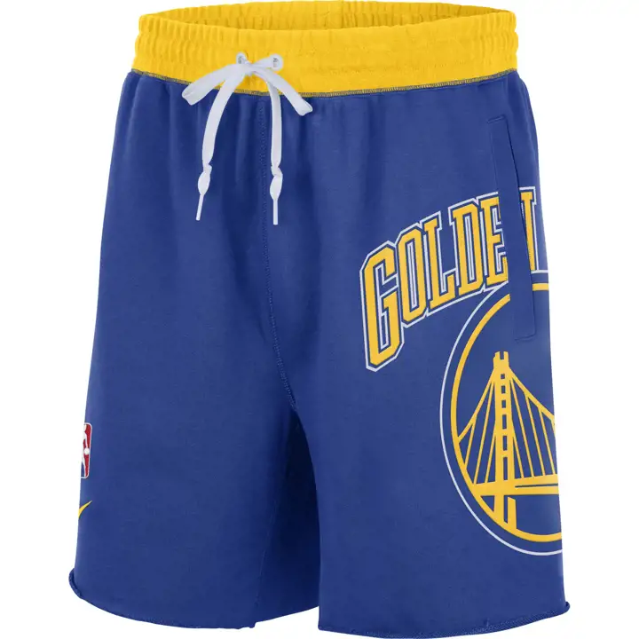 GOLDEN STATE WARRIORS Short Polaire NBA Courtside 21 BLEU
