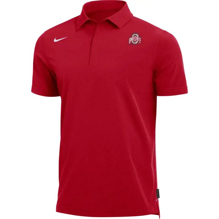 Polo OHIO STATE BUCKEYES NCAA sous licence officielle UV Équipe 21 ROUGE/NOIR