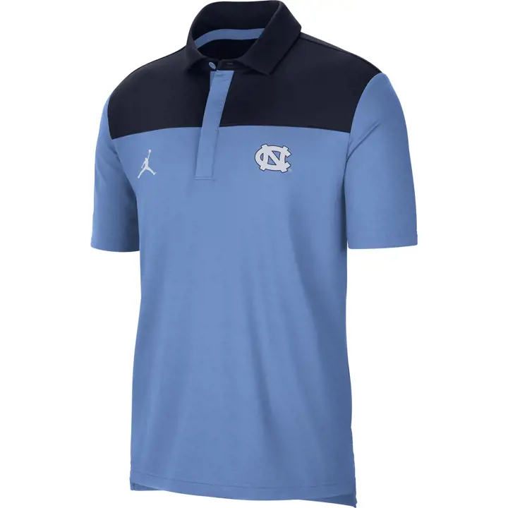 NORTH CAROLINA TAR HEELS NCAA Jordan Polo de bord de terrain 21 LBL/NA