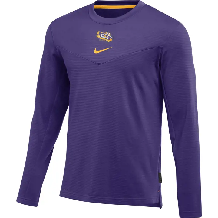 L.S.U. NCAA Dry Top Crew Sweatshirt 21 VIO