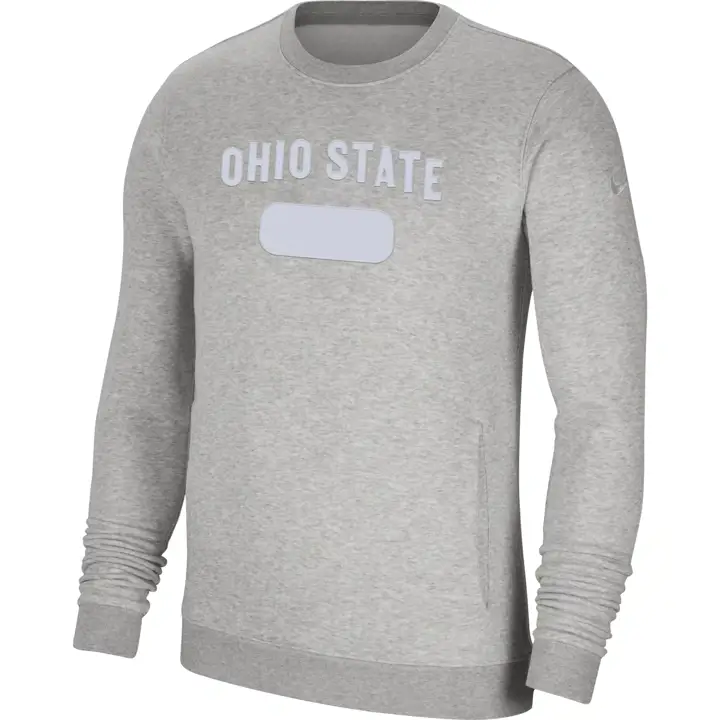 SWEAT-SHIRT OHIO STATE BUCKEYES NCAA COL ROND EN SERGÉ GRIS