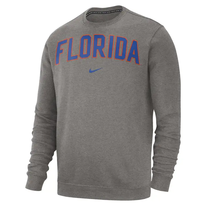 FLORIDA GATORS NCAA Club Sweat-shirt Ras du Cou GRIS