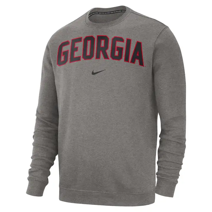 GEORGIA BULLDOGS NCAA Sweat-shirt col rond gris