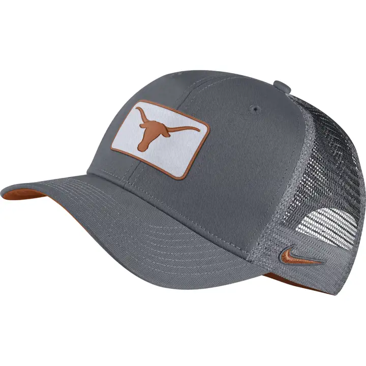 Texas Longhorns NCAA NK Patch Trucker gris foncé