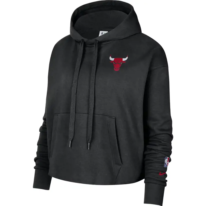 Hoodie polaire femme Chicago Bulls NBA 21 noir
