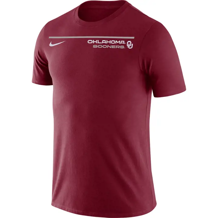OKLAHOMA SOONERS NCAA Icon Wordmark T-Shirt 21 CRIM