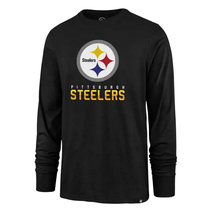Tee-shirt à manches longues Pittsburgh Steelers NFL Hype Super Rival blk