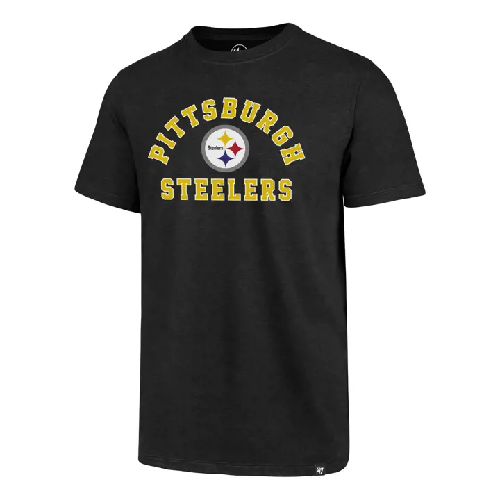 T-shirt Pittsburgh Steelers NFL Varsity Arch Club noir