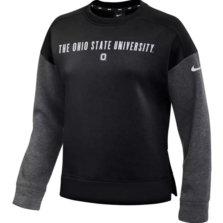 Sweat-shirt Femme Col Rond Dolman NCAA Ohio State Buckeyes 21 BLK