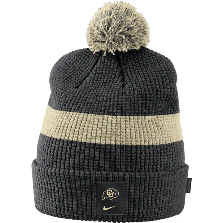 Colorado Buffaloes NCAA NK SDLN Bonnet Pompon 21 noir