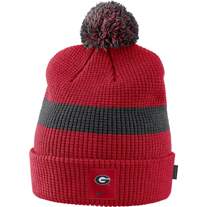 Bonnet à pompon Georgia Bulldogs NCAA NK SDLN 21 rouge