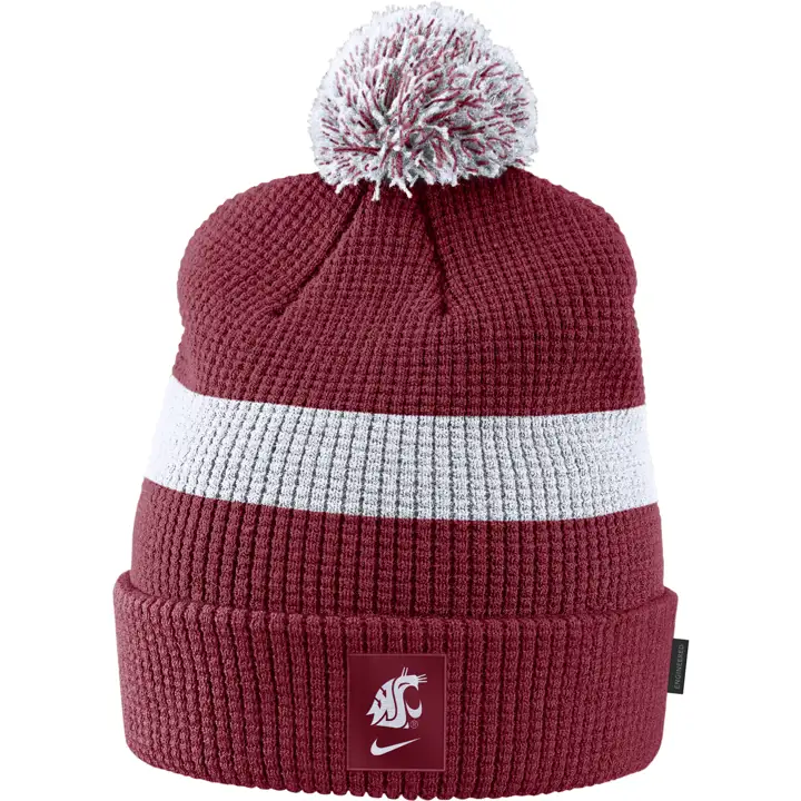 Washington State Cougars NCAA NK SDLN Bonnet Pompon 21 cramoisi
