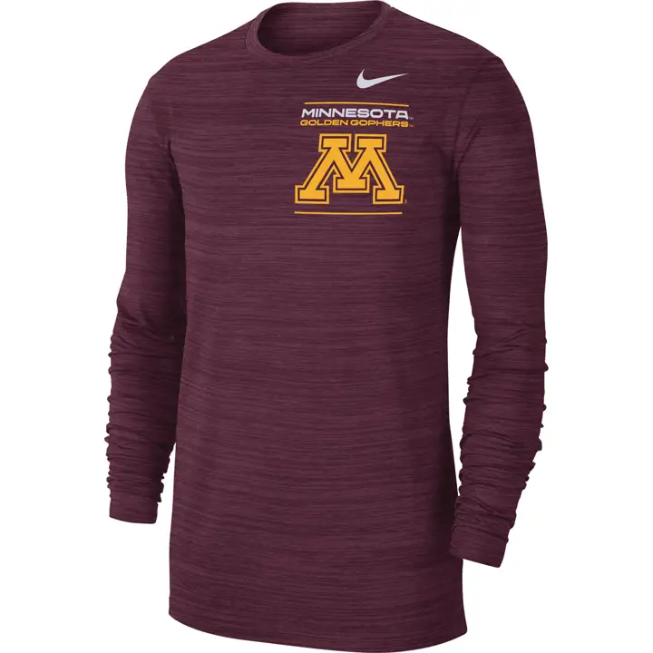 T-Shirt manches longues Velocity NCAA MINNESOTA GOLDEN GOPHERS 21 mars