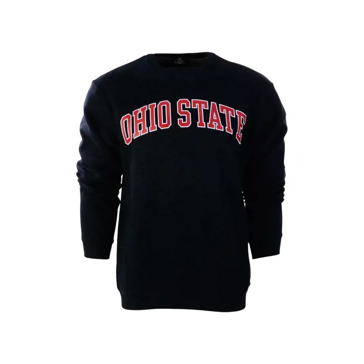 Sweat-shirt ras du cou de qualité supérieure Ohio State Buckeyes NCAA BLK