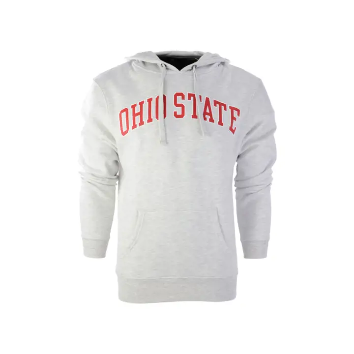 Sweat-shirt ras du cou de qualité supérieure Ohio State Buckeyes NCAA GRIS