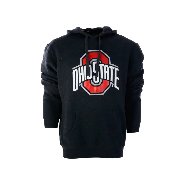 Ohio State Buckeyes NCAA Sweat à capuche premium grand logo NOIR