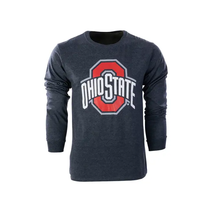 T-shirt à manches longues Ohio State Buckeyes NCAA Grand Logo GRAPHE