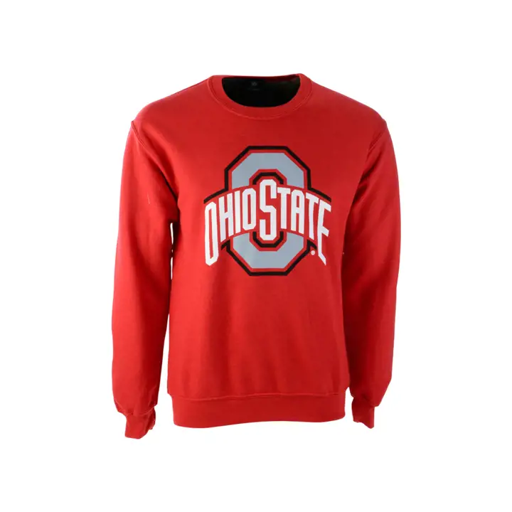Chandail léger à col rond Ohio State Buckeyes NCAA Big Logo ROUGE