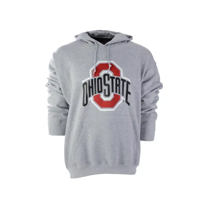 Sweat à capuche léger CHAR avec grand logo des Buckeyes de l'Ohio State NCAA