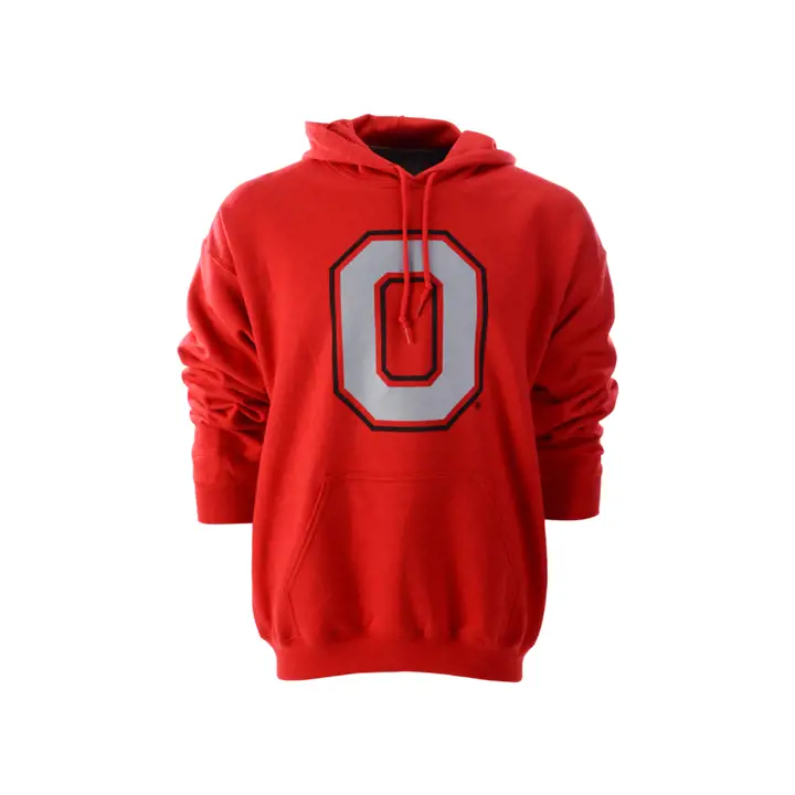 Sweat à capuche léger Ohio State Buckeyes NCAA Block O ROUGE