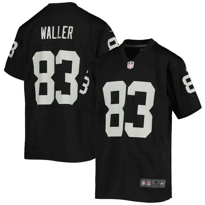 Maillot de match NFL enfant Las Vegas Raiders Darren Waller noir