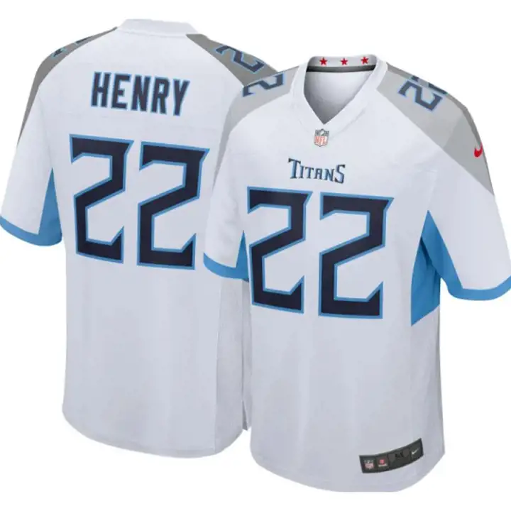 Maillot de football américain NFL Tennessee Titans pour enfant Derrick Henry blanc