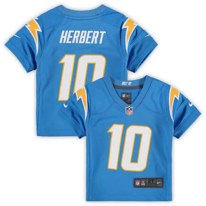 Los Angeles Chargers NFL Maillot officiel pour enfant Justin Herbert