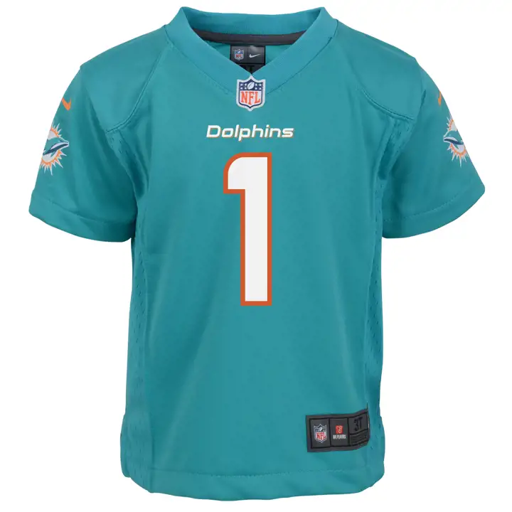 Maillot de match NFL Miami Dolphins pour bébé Tua Tagovailoa aq