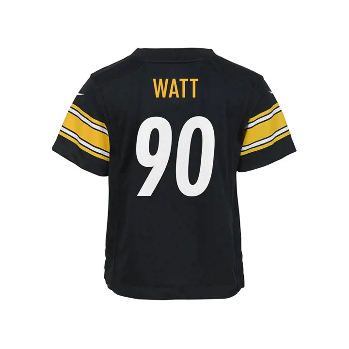 Maillot de match TJ Watt Pittsburgh Steelers NFL pour bébé, noir