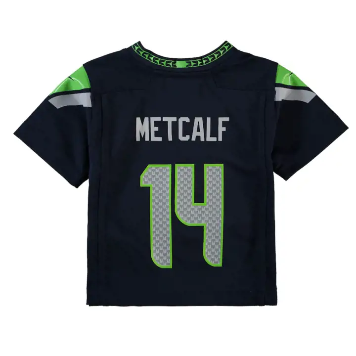 Maillot de match NFL pour bébé Seattle Seahawks DK Metcalf Marine