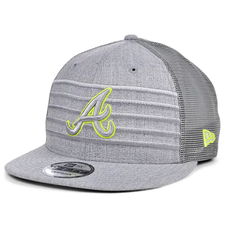 ATLANTA BRAVES MLB Cyber Gray Trucker 950 Gris H