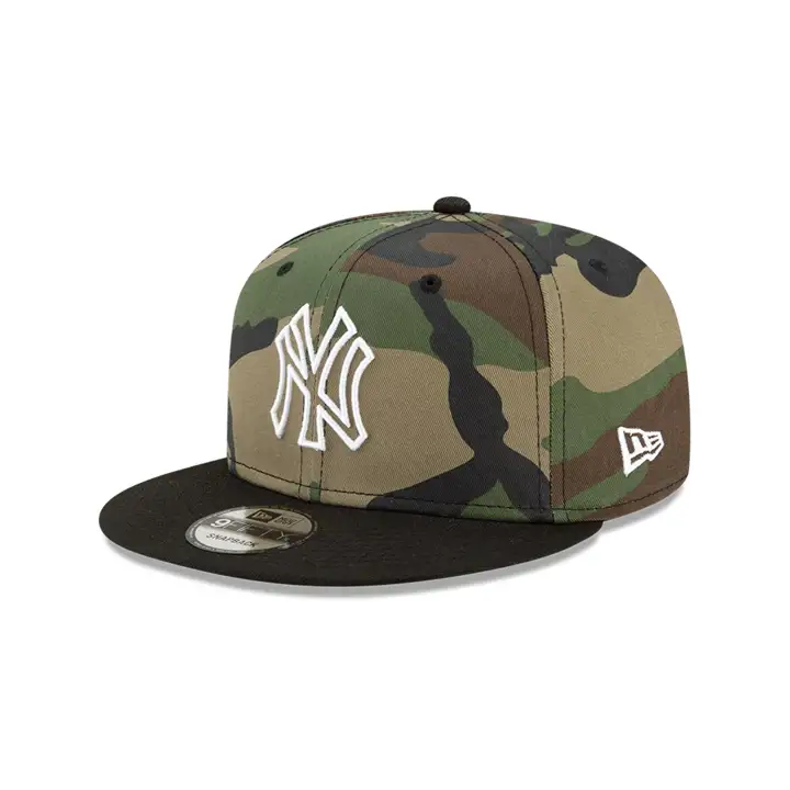 NEW YORK YANKEES MLB Woodland Flag 9FIFTY camouflage/noir