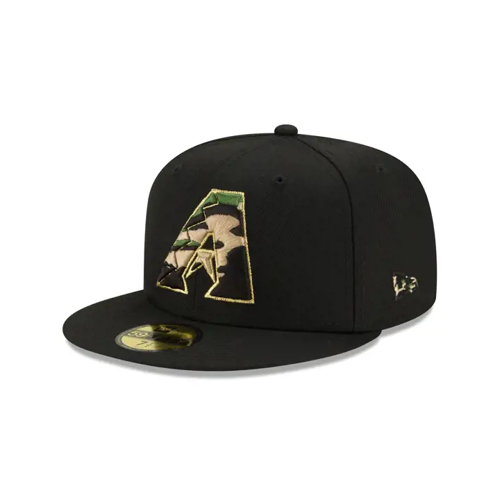 ARIZONA DIAMONDBACKS MLB Woodland Fill 59FIFTY blk