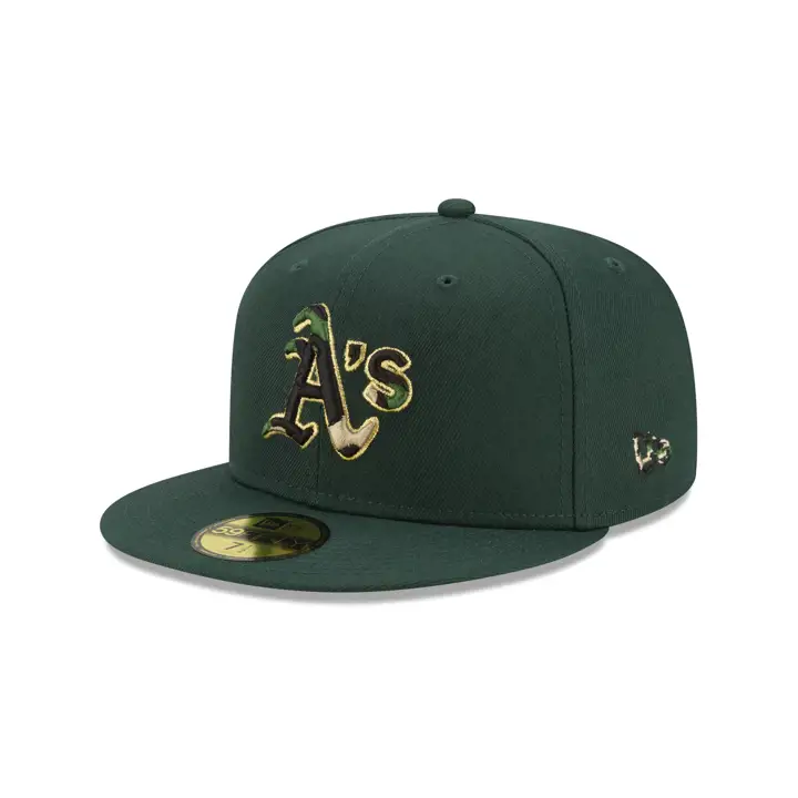 OAKLAND ATHLETICS MLB Woodland Fill 59FIFTY vert