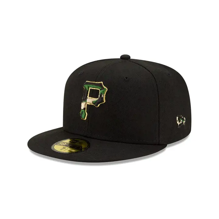 PITTSBURGH PIRATES MLB Woodland Fill 59FIFTY blk