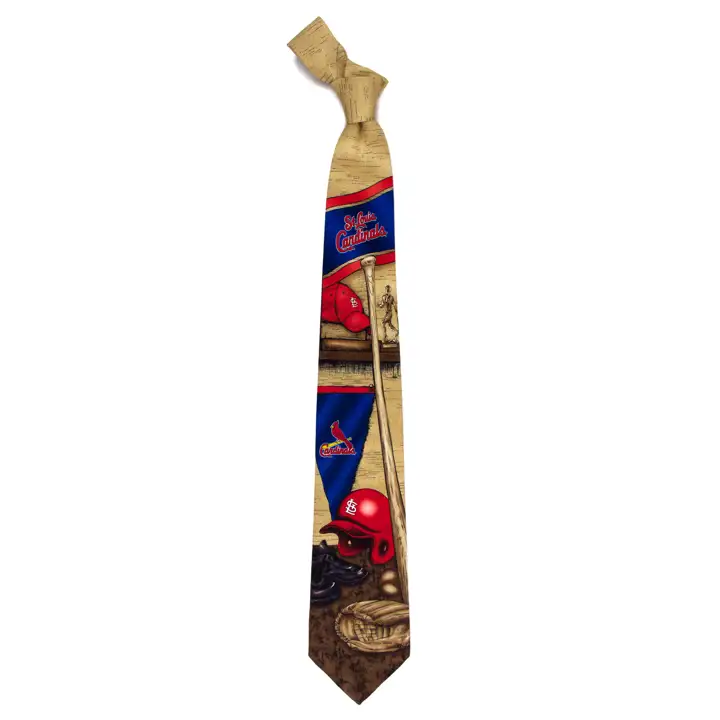 Cravate en polyester St. Louis Cardinals Nostalgia