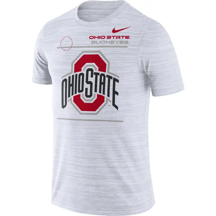 T-Shirt OHIO STATE BUCKEYES NCAA Legend Velocity 21 BLANC