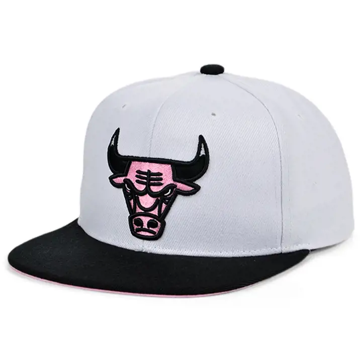 CHICAGO BULLS NBA BOTTOMS UP CASQUETTE SNAPBACK blc/nr