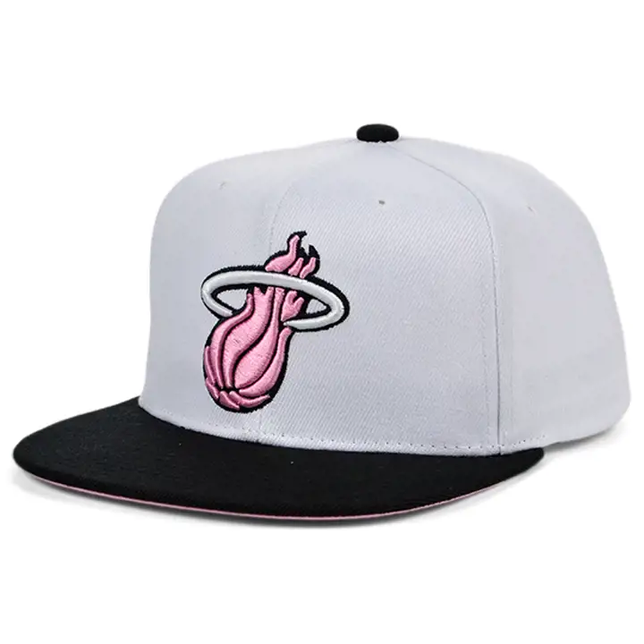 Casquette snapback MIAMI HEAT NBA BOTTOMS UP blc/noi