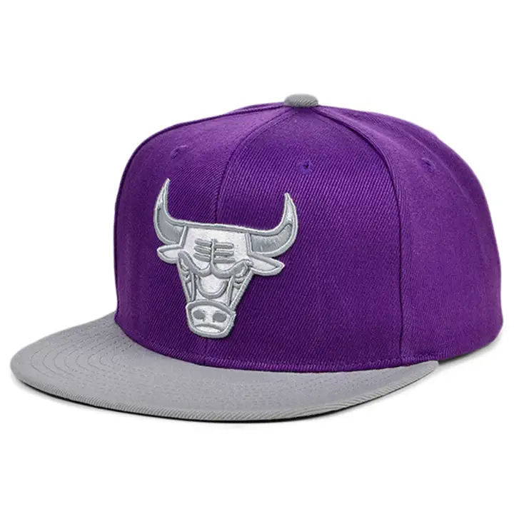 CHICAGO BULLS NBA SMOOTH SAILING SNAPBACK pur/gri