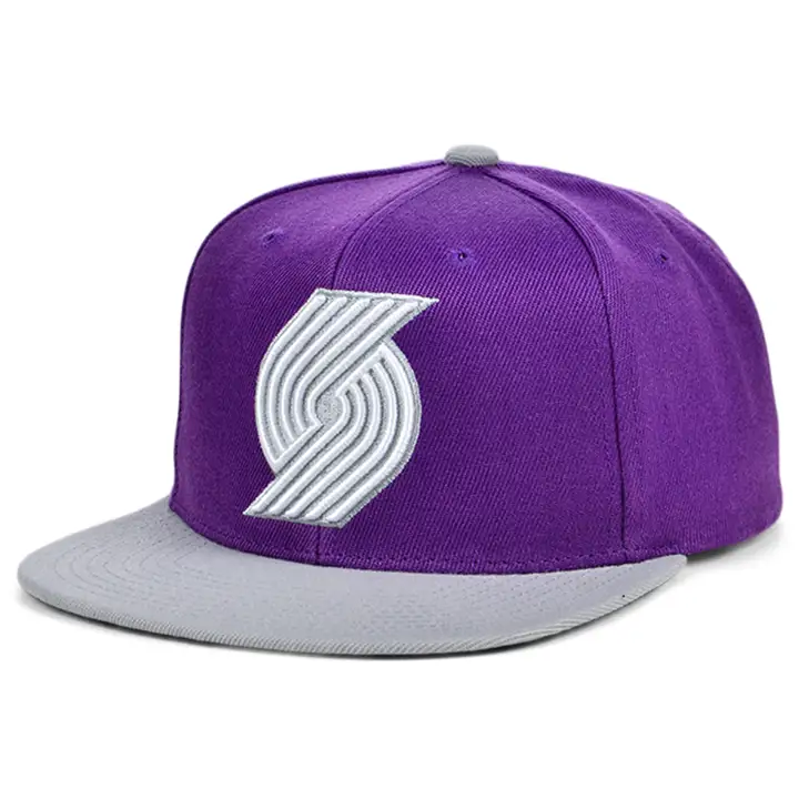 CASQUETTE SNAPBACK PORTLAND TRAIL BLAZERS NBA SMOOTH SAILING violet/gris