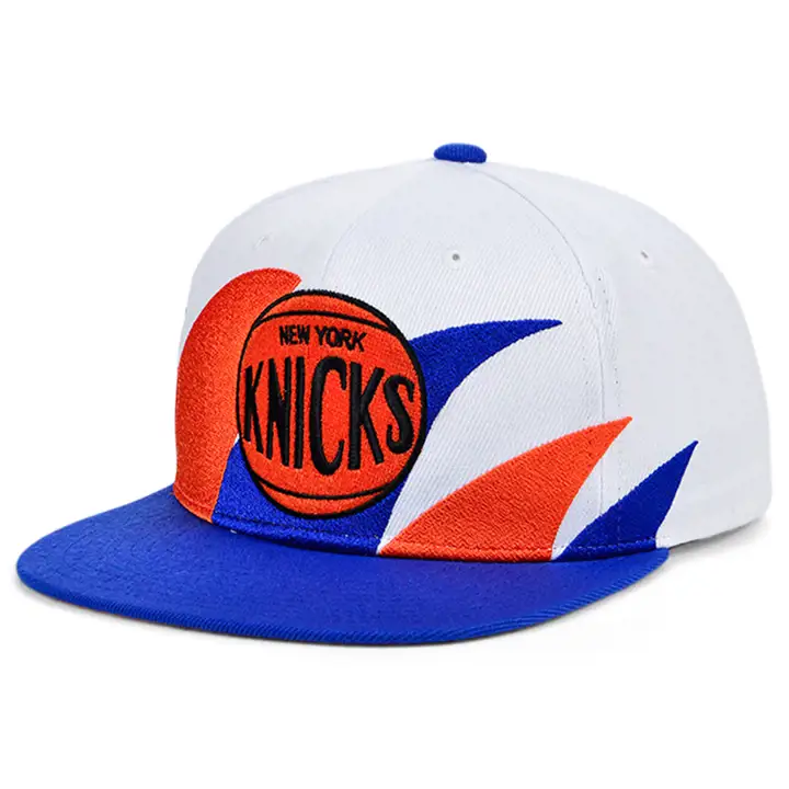 NEW YORK KNICKS HWC DOUBLE SHARK SNAPBACK blc/bleu