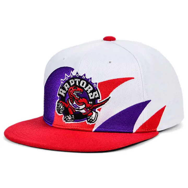CASQUETTE SNAPBACK DOUBLE REQUIN HWC TORONTO RAPTORS blc/rouge