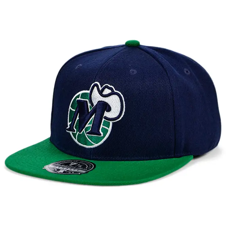 DALLAS MAVERICKS HWC PATCH CRÉÉ AJUSTÉE marine/vert