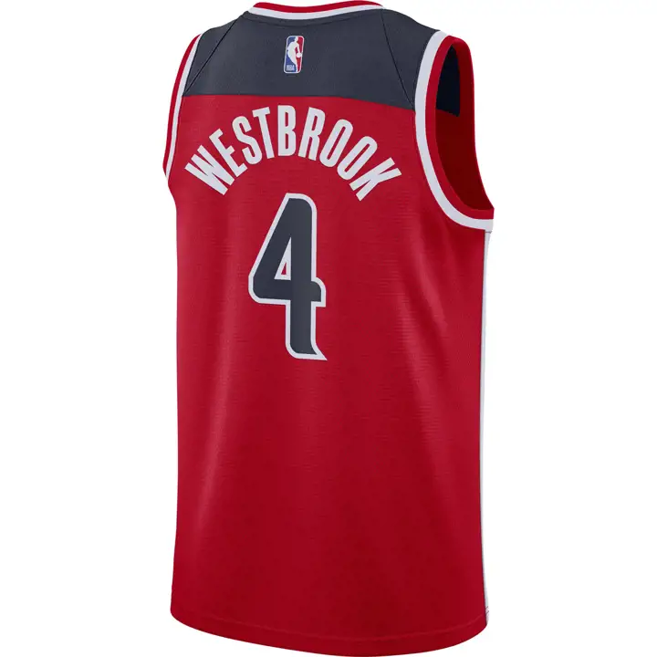 Maillot Swingman NBA ICON des Wizards W Russell Westbrook rouge