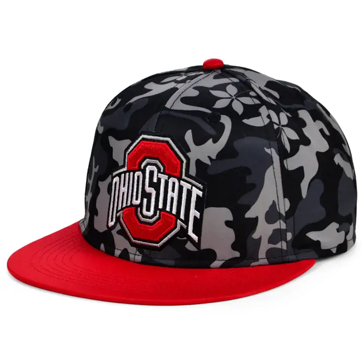 Ohio State Buckeyes NCAA FBADM CAMO SNAP BACK ROUGE