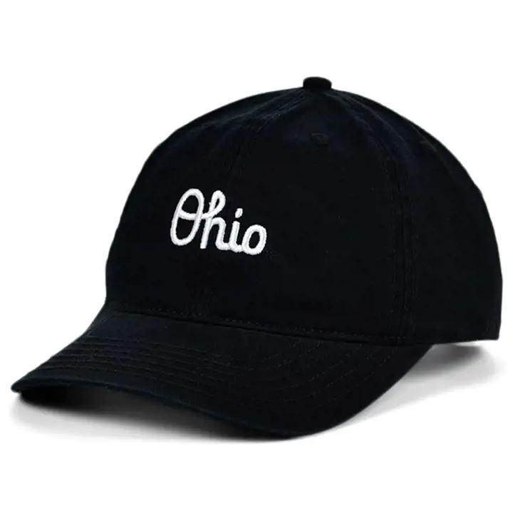 Casquette ajustable Buckeyes de l'Ohio State NCAA Crew Domestic noire